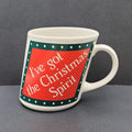 Vintage Holiday Papel Coffee Mug Slants Ive Got Christmas Spirit