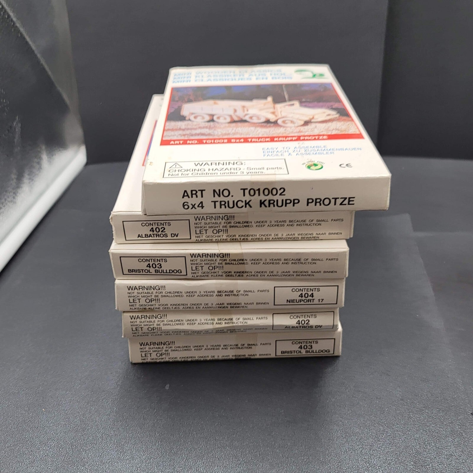 Legends of the Air Balsa wood 3 D models aircraft Complete set of 6 kits New