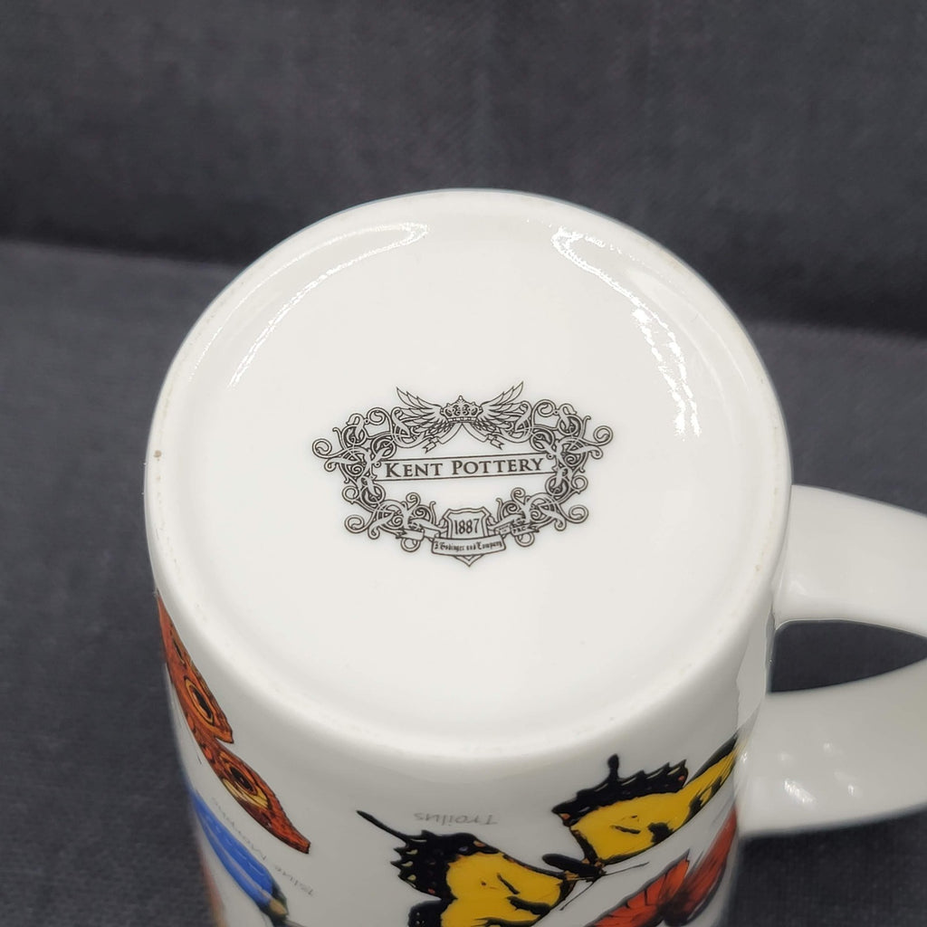 Kent Pottery Coffee Mug Butterflies Tea Cup
