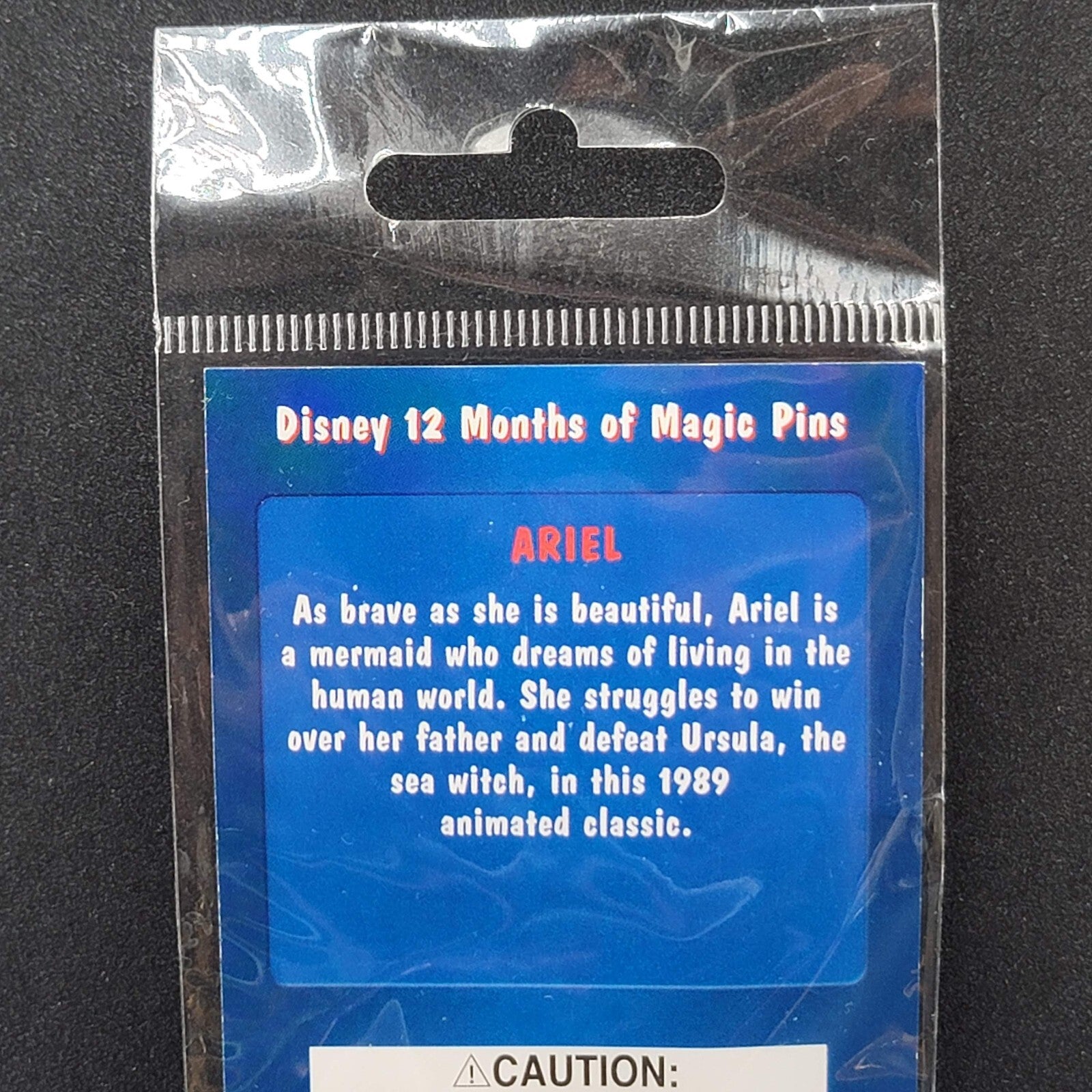 Disney Store 12 Months of Magic Ariel The Little Mermaid Pin