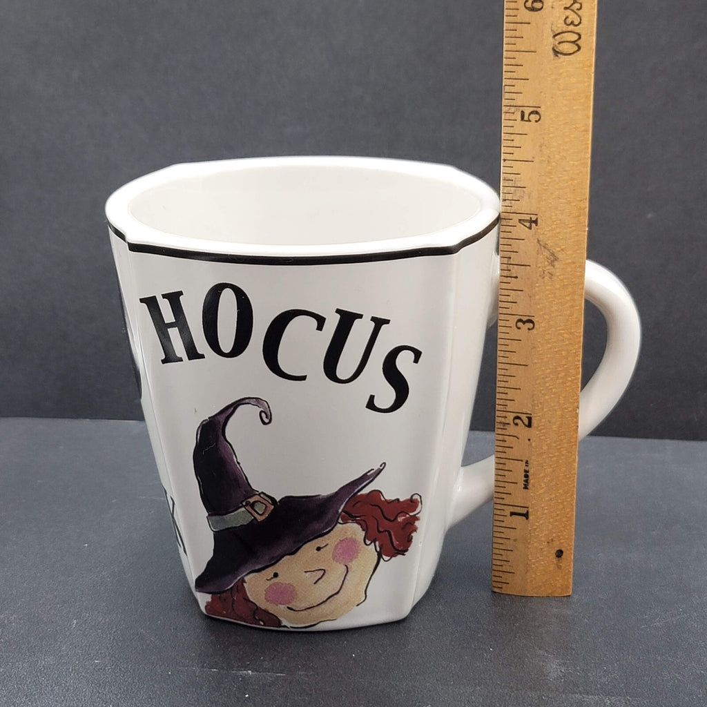 Halloween Coffee Mug Cup Boo Ghost Cat Trick Witch Hocus R Table Cute