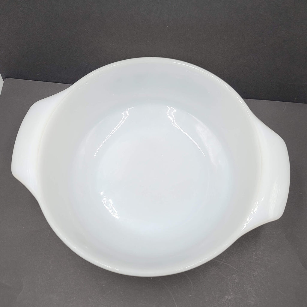 436 Anchor Hocking Meadow Green Fire King Round Casserole Dish 1 QT