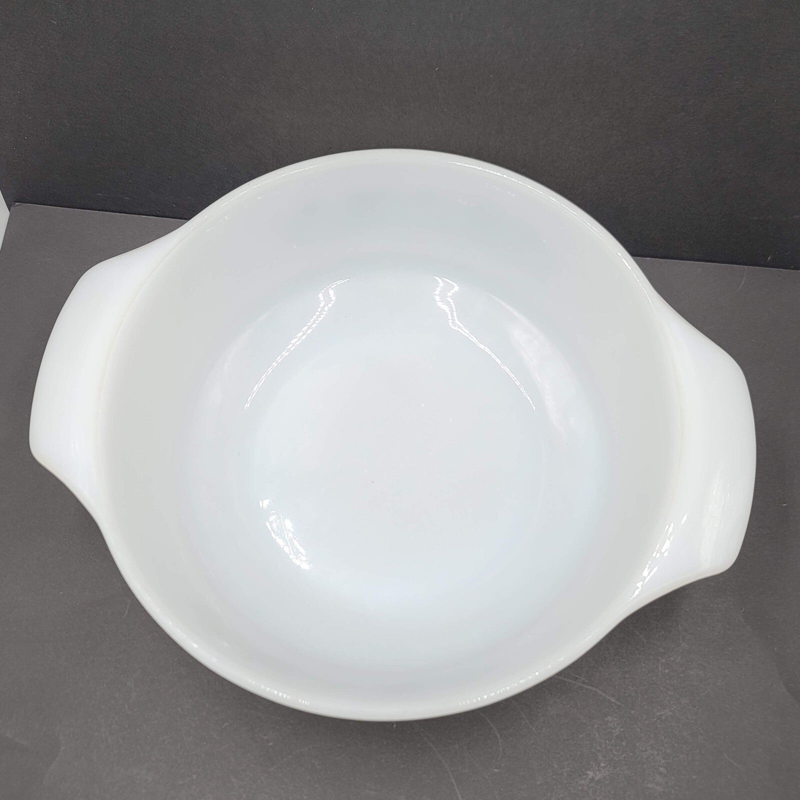 436 Anchor Hocking Meadow Green Fire King Round Casserole Dish 1 QT
