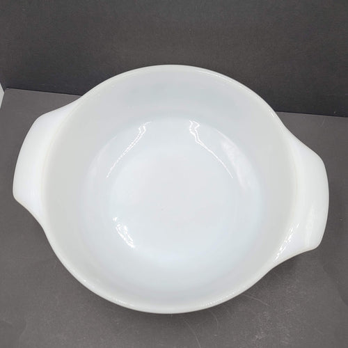 436 Anchor Hocking Meadow Green Fire King Round Casserole Dish 1 QT