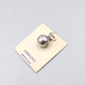 Small Basketball Vintage Sterling Silver Bracelet Charm Pendant 3/8"