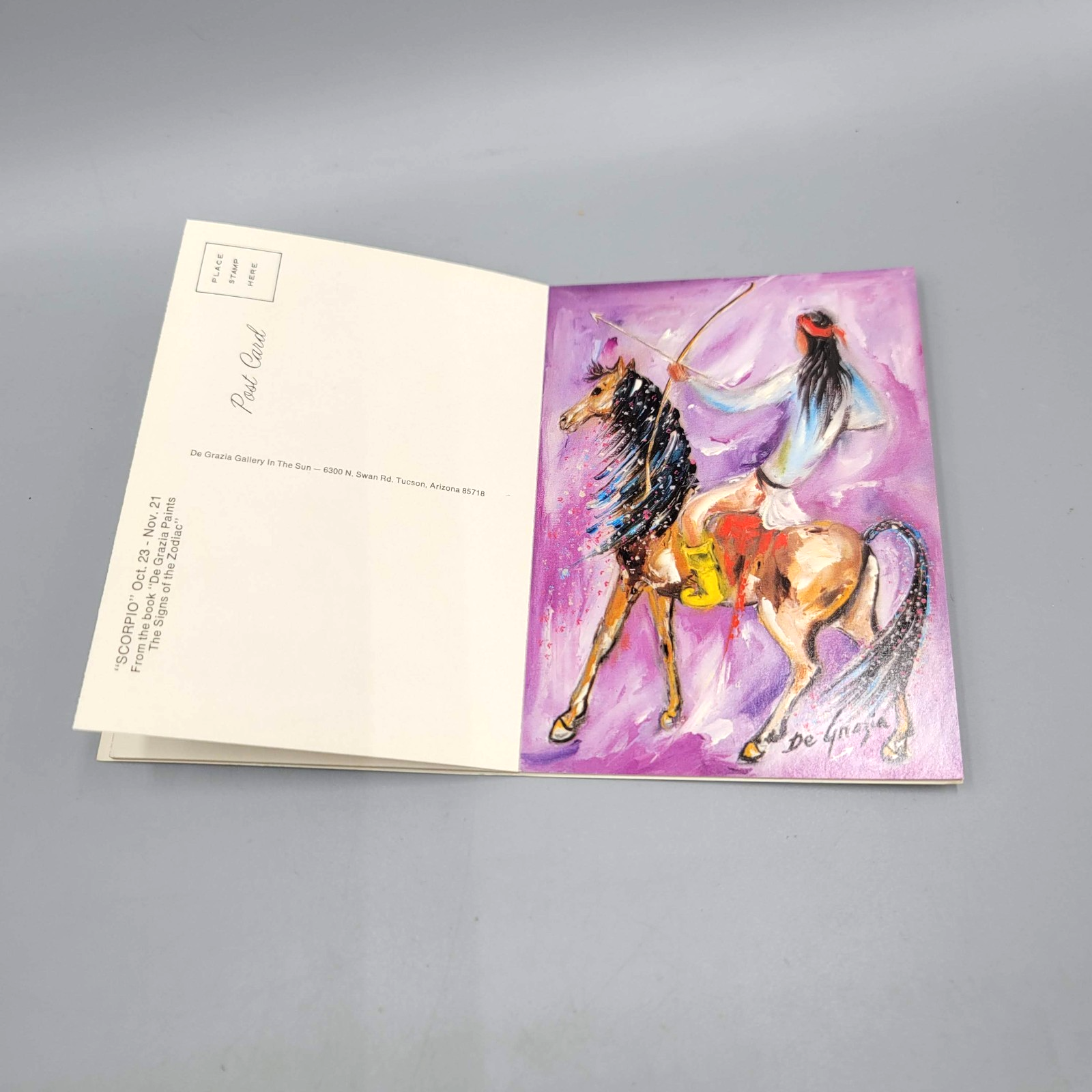 Vintage De Grazia Paints the Signs of the Zodiac Postcard Set