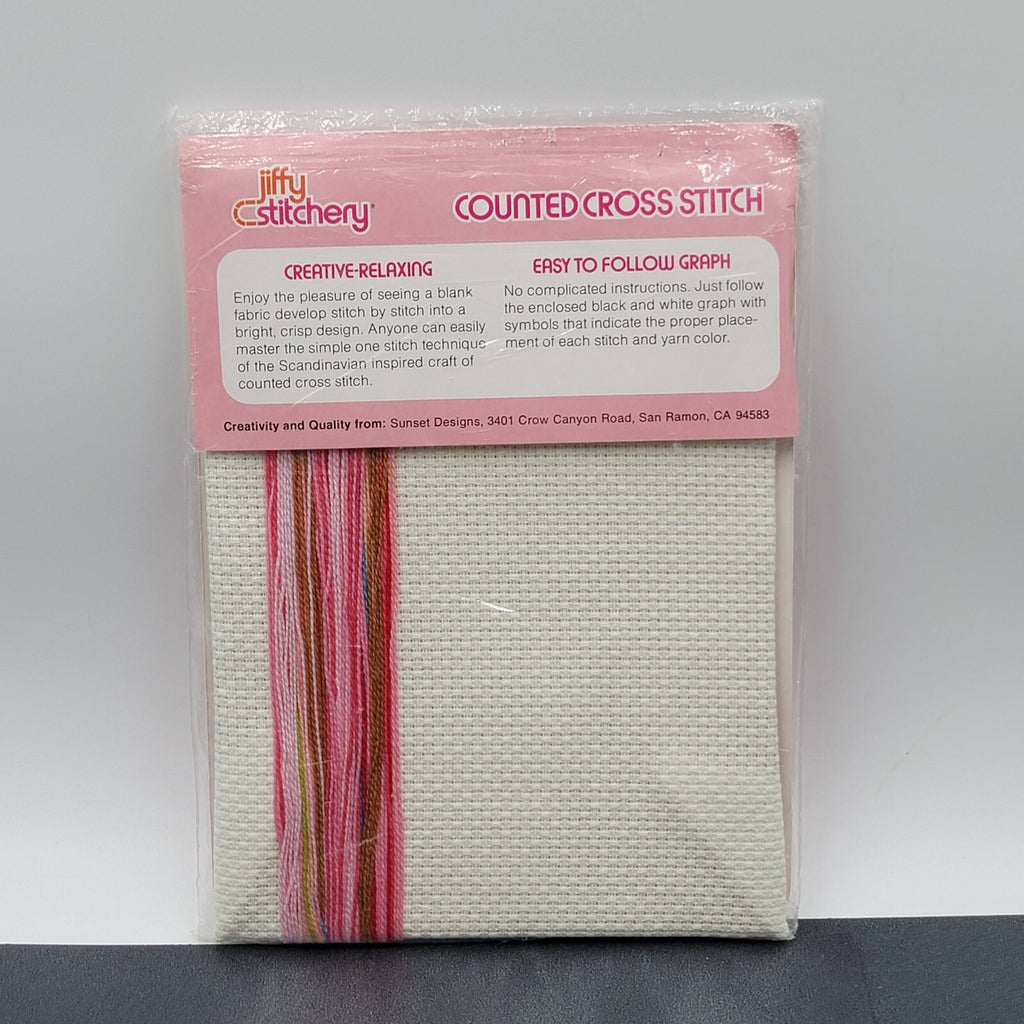 Jiffy Stitchery Sunset Cross Stitch Kit Baby Girl Donna Kooler Free Shipping