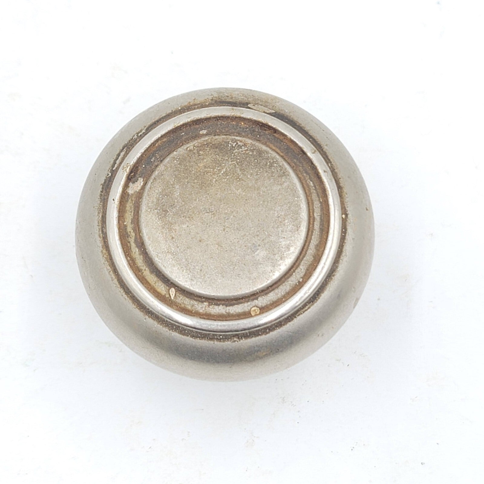 Vintage SINGLE Steel Doorknob Salvage Door Hardware 2.25"  Silver Color 19