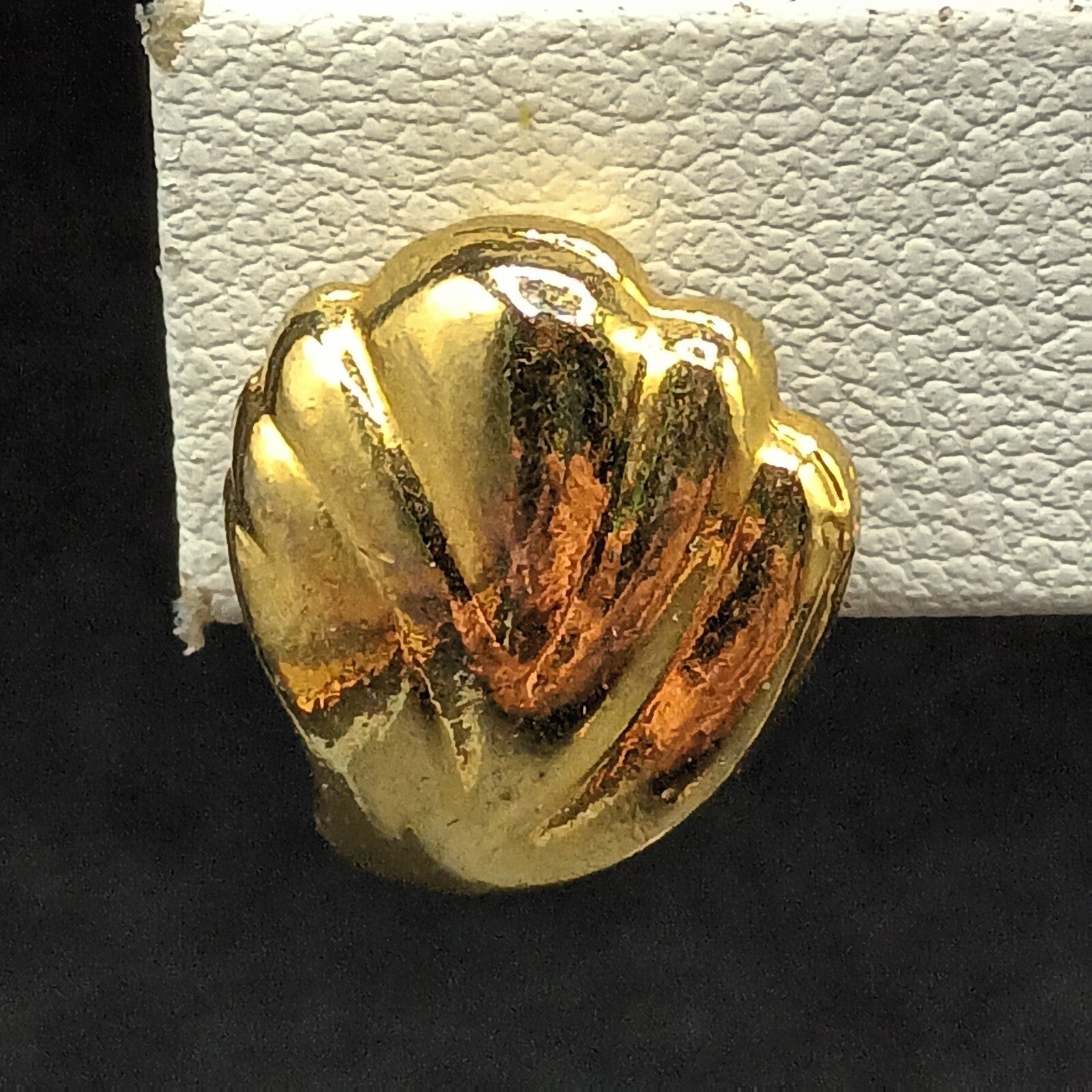 Vintage Clip on Earrings Gold tone Sell Studs 5/8"