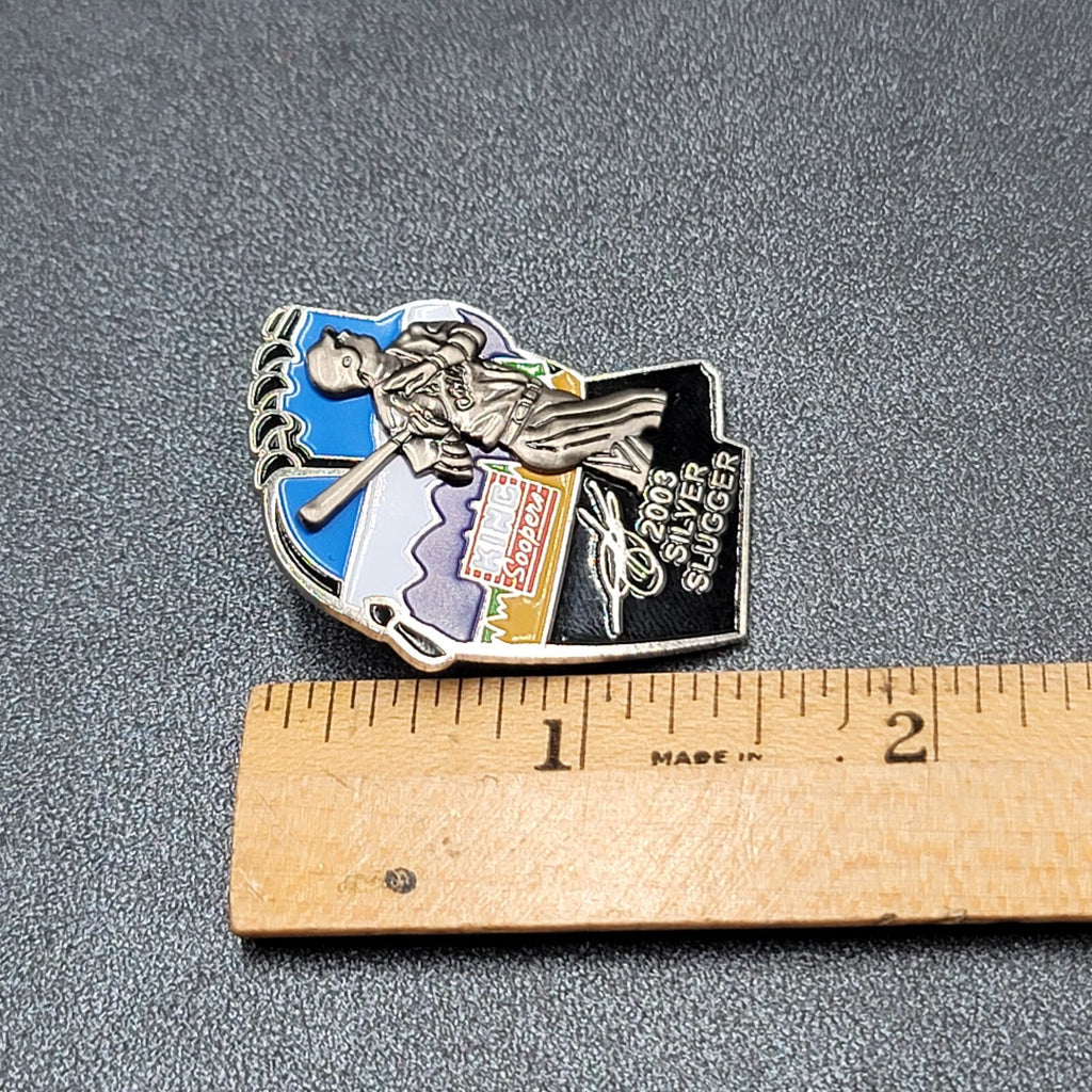 2003 Colorado Rockies pin King Soopers Silver Slugger 1.5"