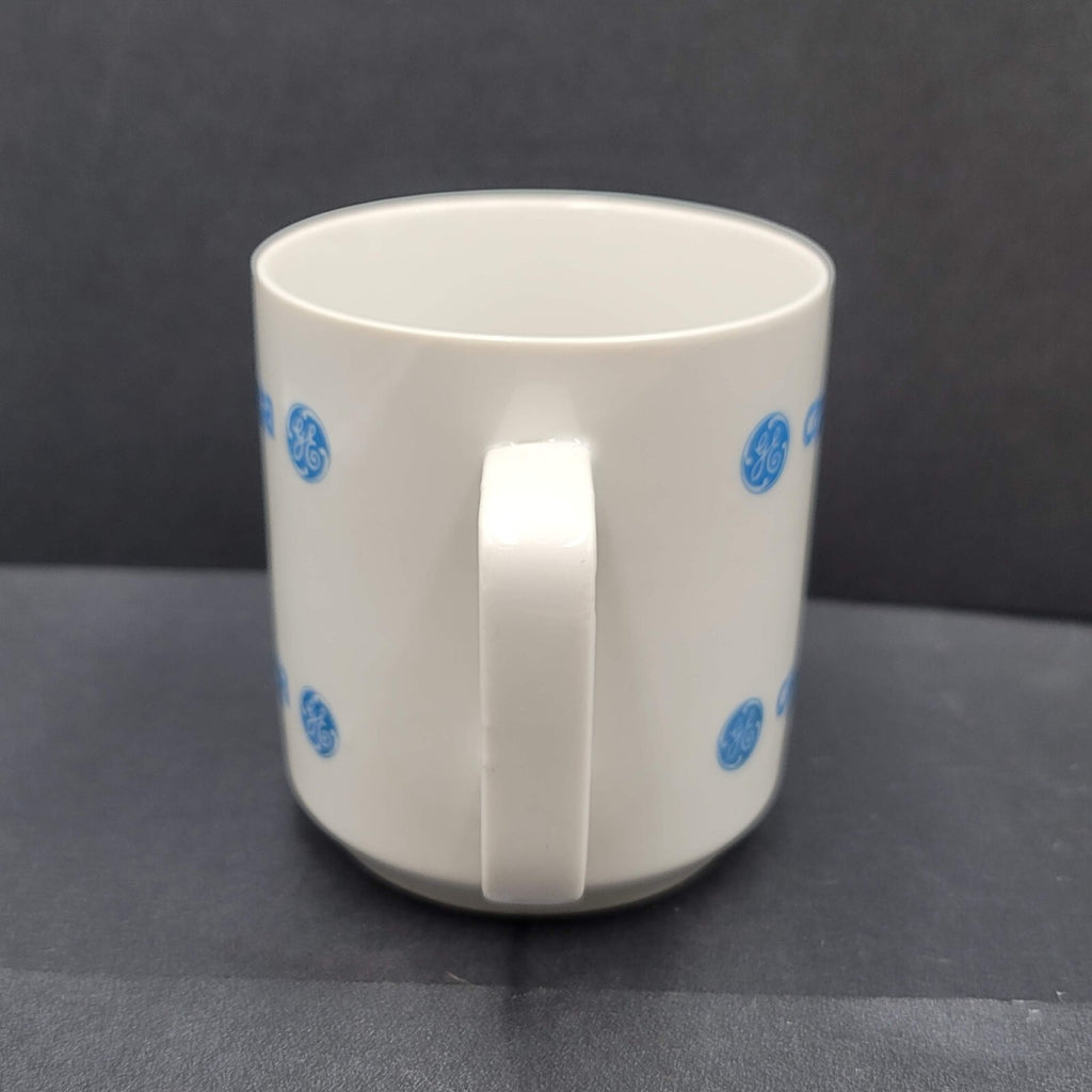 Vintage Ceramic GE Calma Coffee Mug Computer Graphics Blue Logo Tea Cup
