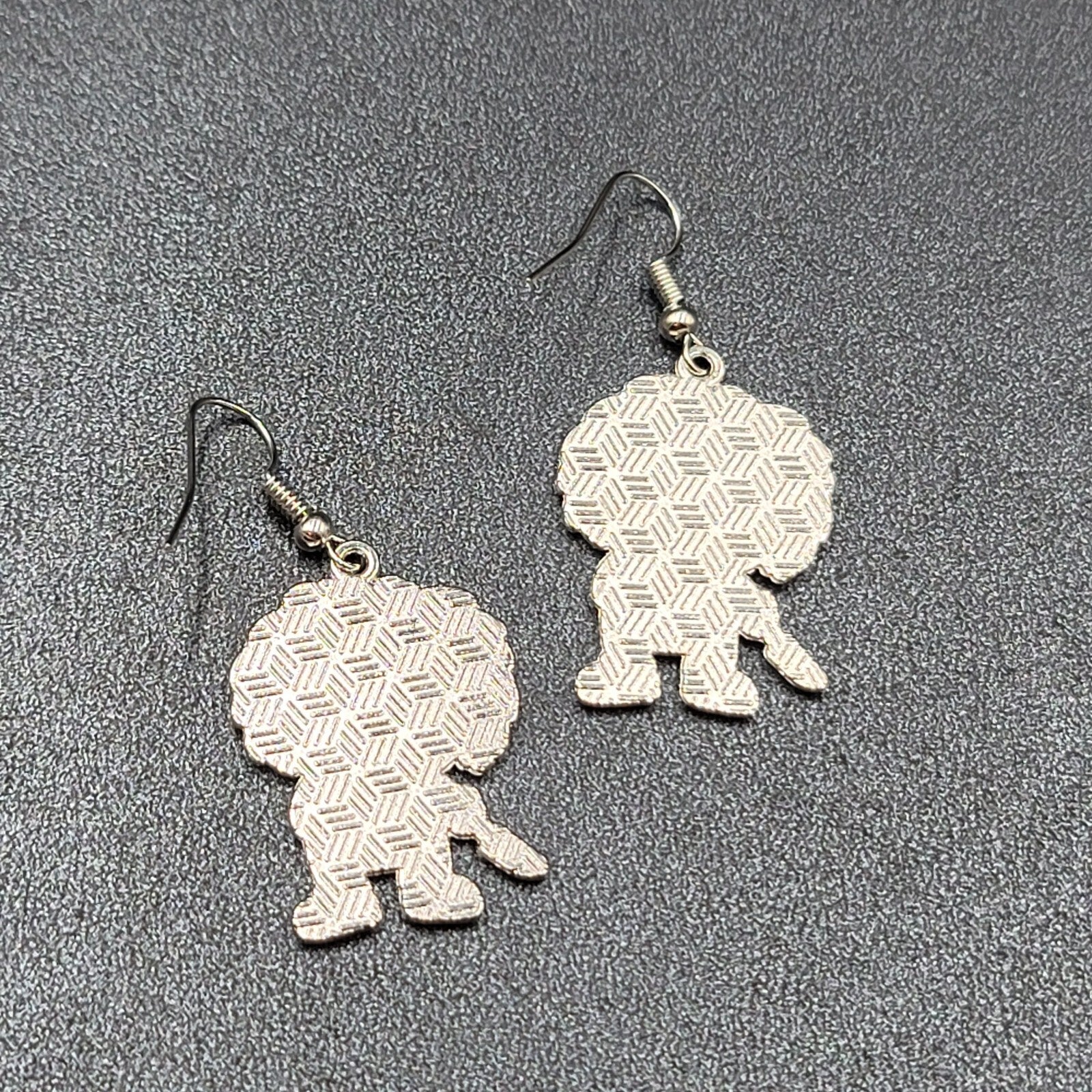 Chuckie Pierced Earrings Enamel Childs Play Horror Movie Dangle 1.25" 