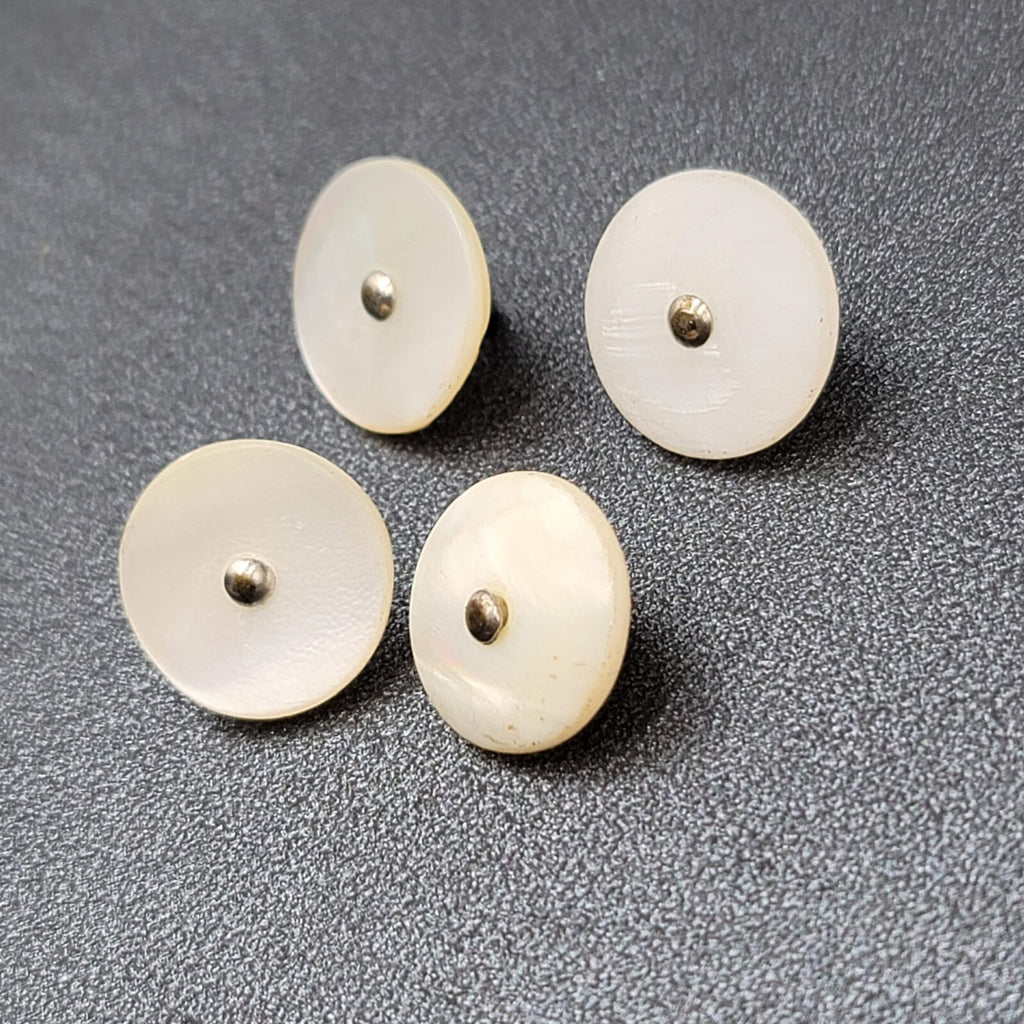 Vintage Mother Of Pearl Buttons Lot of 4  1/2"