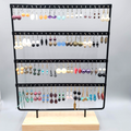 Lot of 44 Beaded Pierced Earrings Multi color ALL Dangle Hooks Bead Mixed