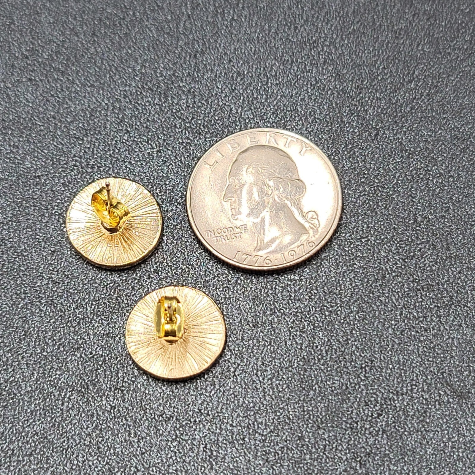 Pierced Earrings Hot Pink Enamel Nautical Anchor Studs 1/2"