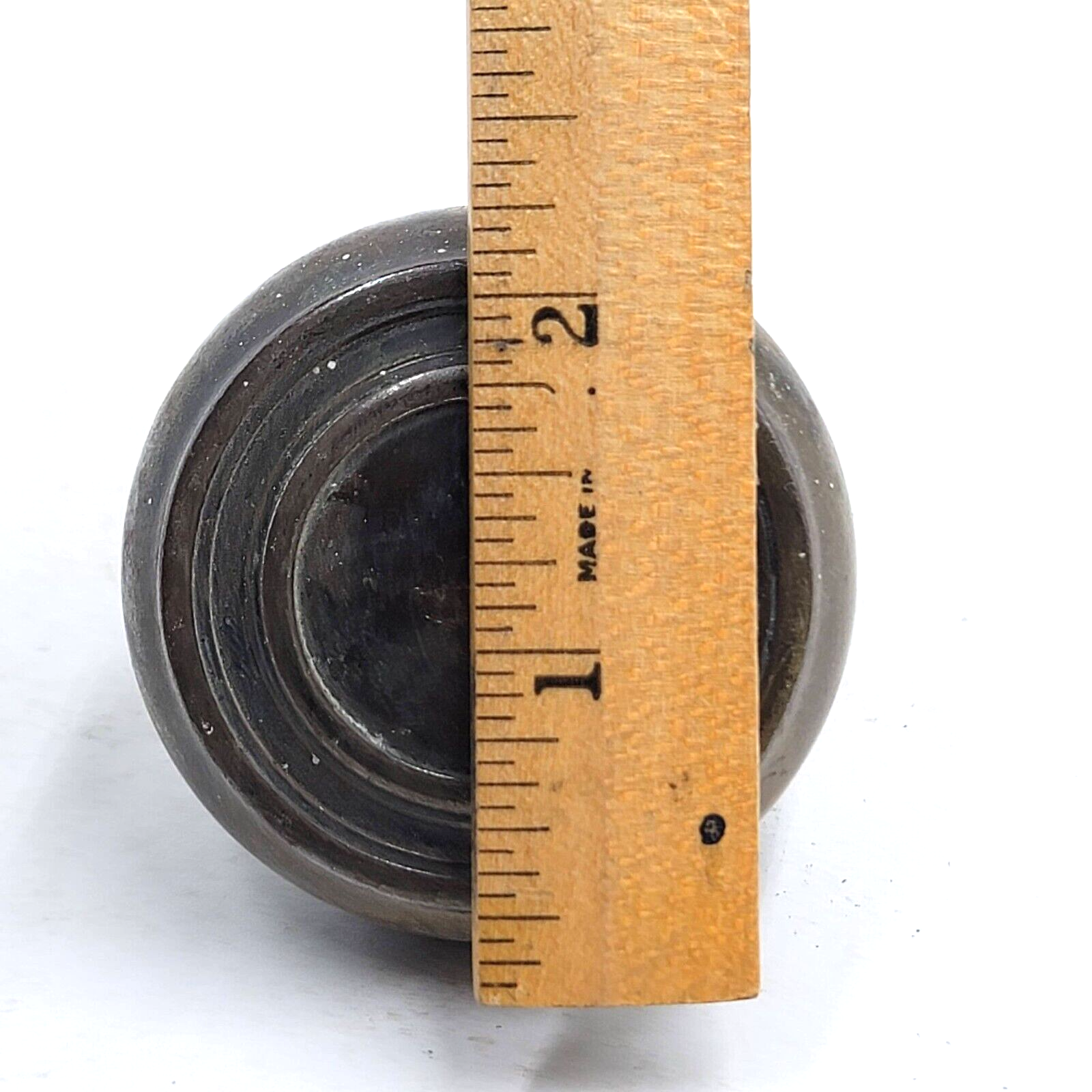 Vintage SINGLE Steel Doorknob Salvage Door Hardware 2.25"  dk69