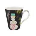 2010 Brother Sister Design Studio Snowman Christmas Mug Merry Christmas