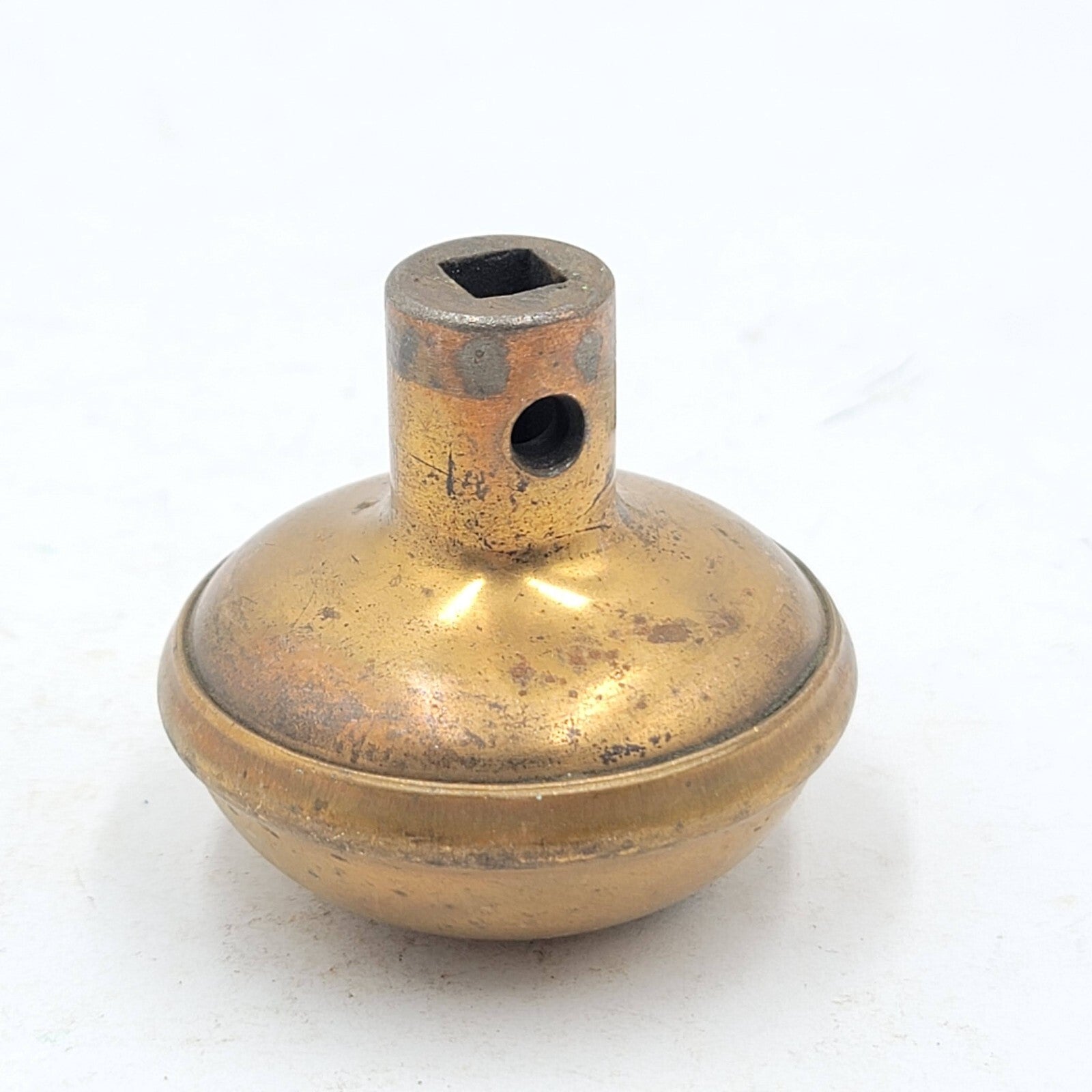 Vintage SINGLE Doorknob Steel Salvage Door Hardware 2.25".  wr126
