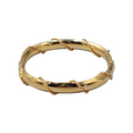 Vintage Hinged Oval Bracelet Gold tone Twist Accent Design 6.75 in