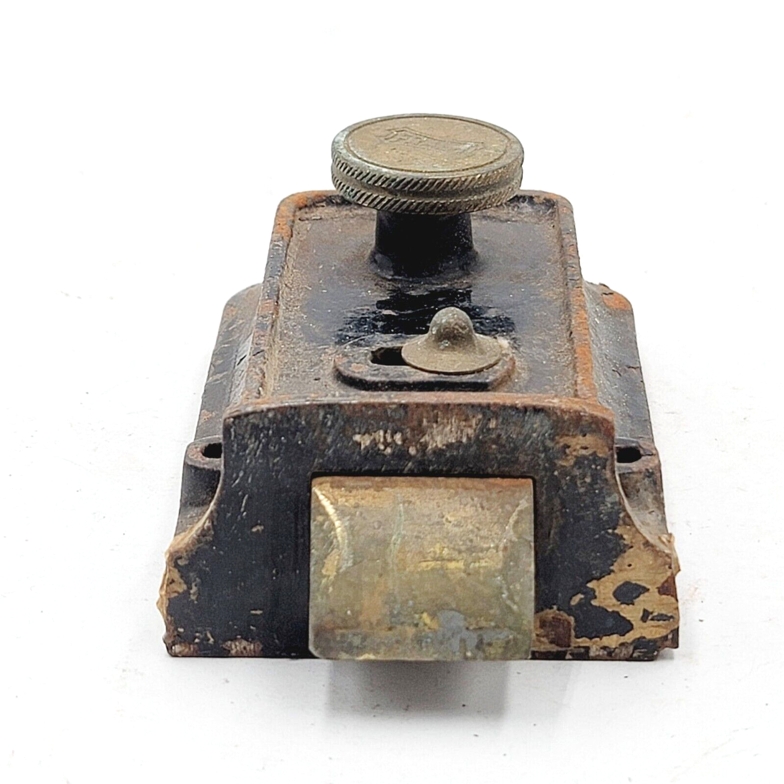 Vintage Fraim Surface Rim Night Lock Latch No Keeper Salvage Reclaimed