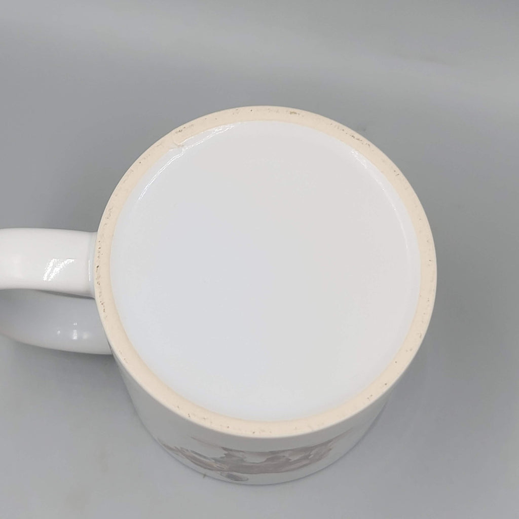 Cute Donkey Coffee Mug Artsy Ceramic White Tea Cup