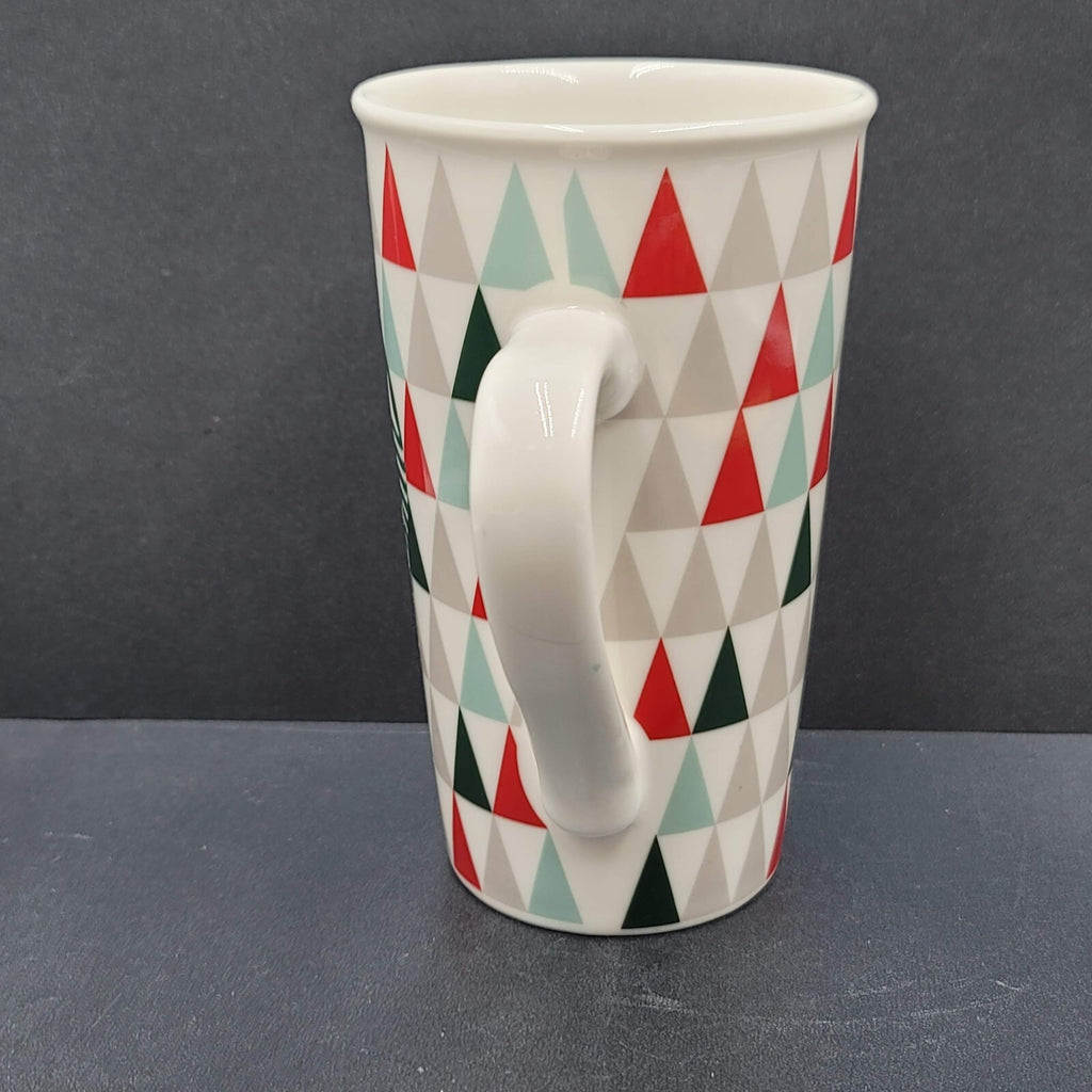 Starbucks Coffee Mug 16 oz Siren Christmas Tree Multicolor Holiday Cup