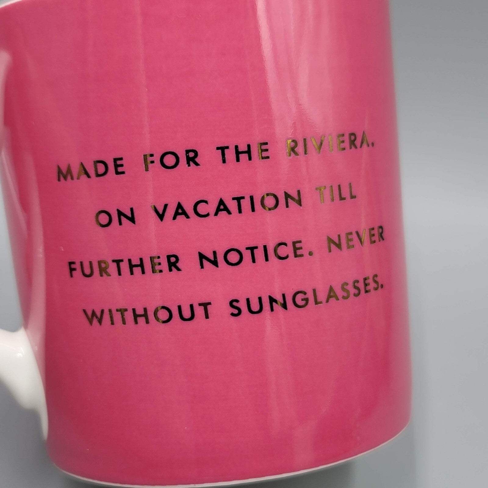 Kate Spade New York Lenox Glamorous Things We Love Coffee Mug Pink