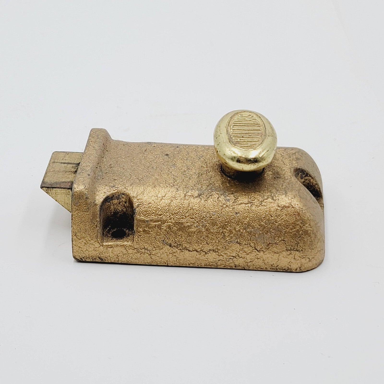 Vintage SKILLMAN Surface Rim Night Latch No Keeper Reclaimed Salvage