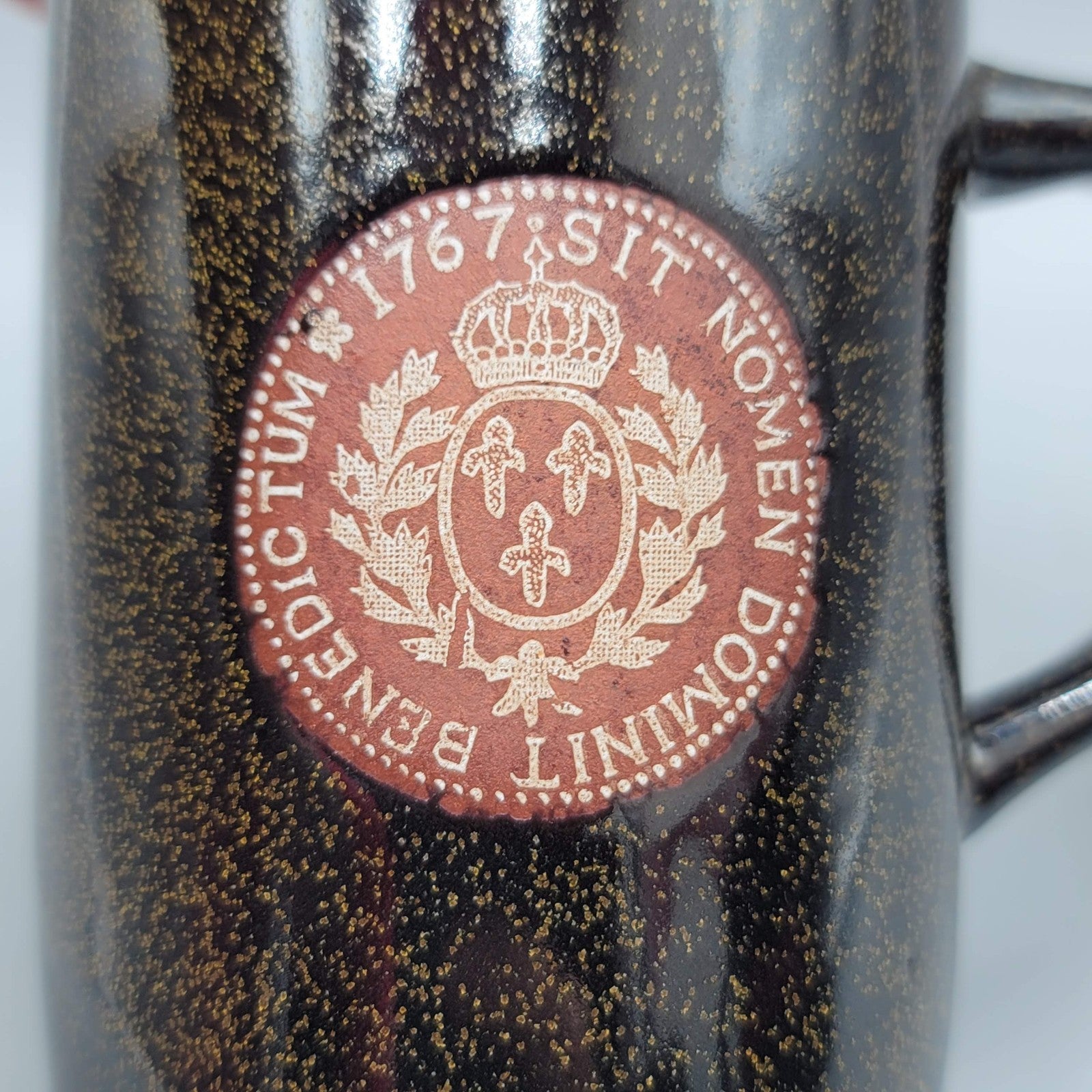 Coin Collectors Coffee Mug Sit Nomen Dominit Benedictum 1767 Coin Louis XV