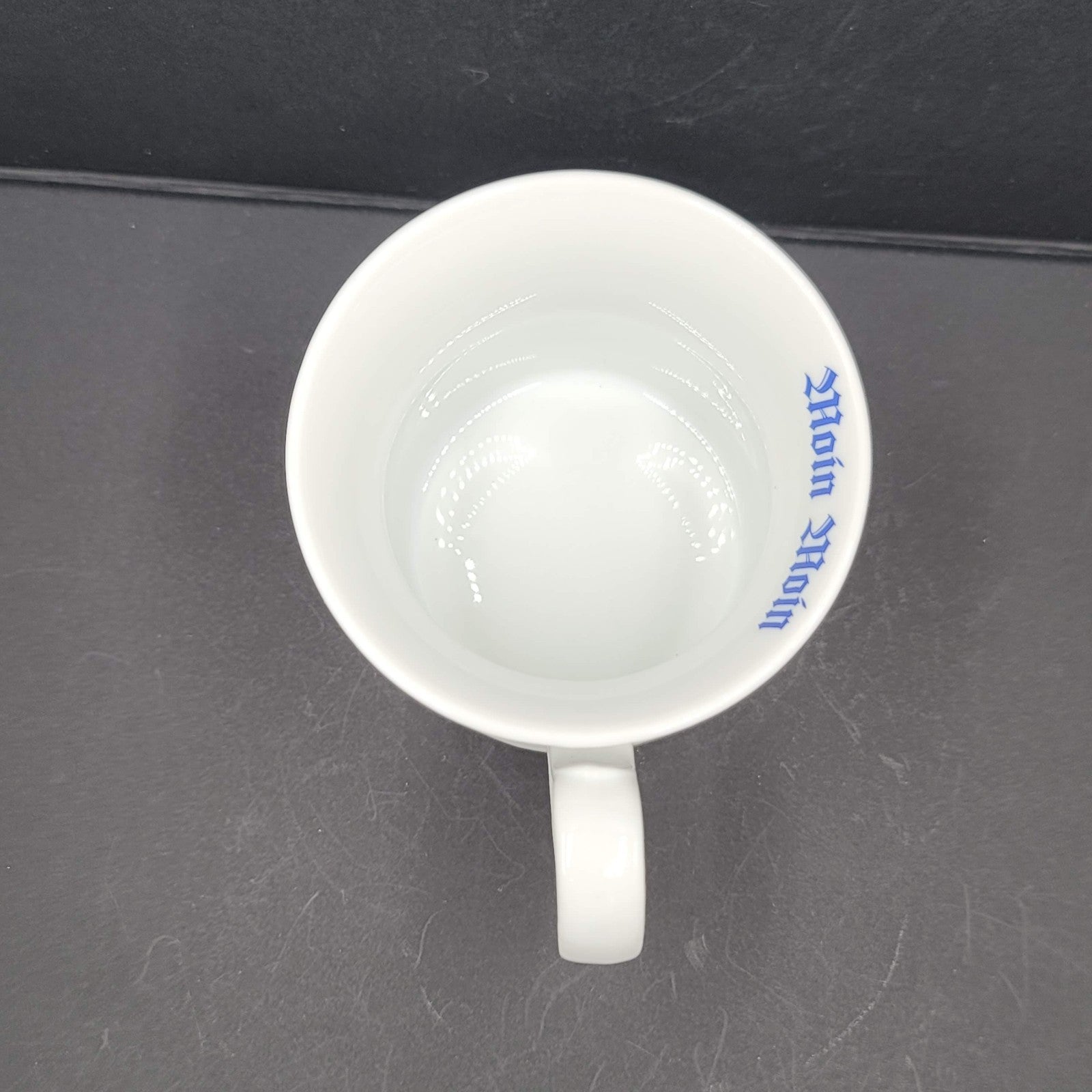Indian Blue Coffee Mug Finnish White and Blue Tea Cup Ceramic