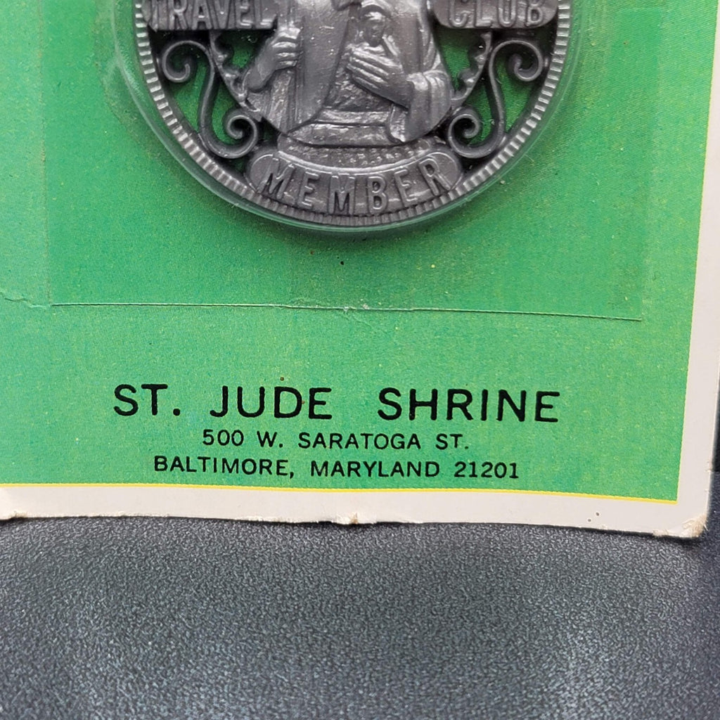 St. Jude Travel Club Medallion July 1979 - June 1980 New Vintage Paca & Saratoga