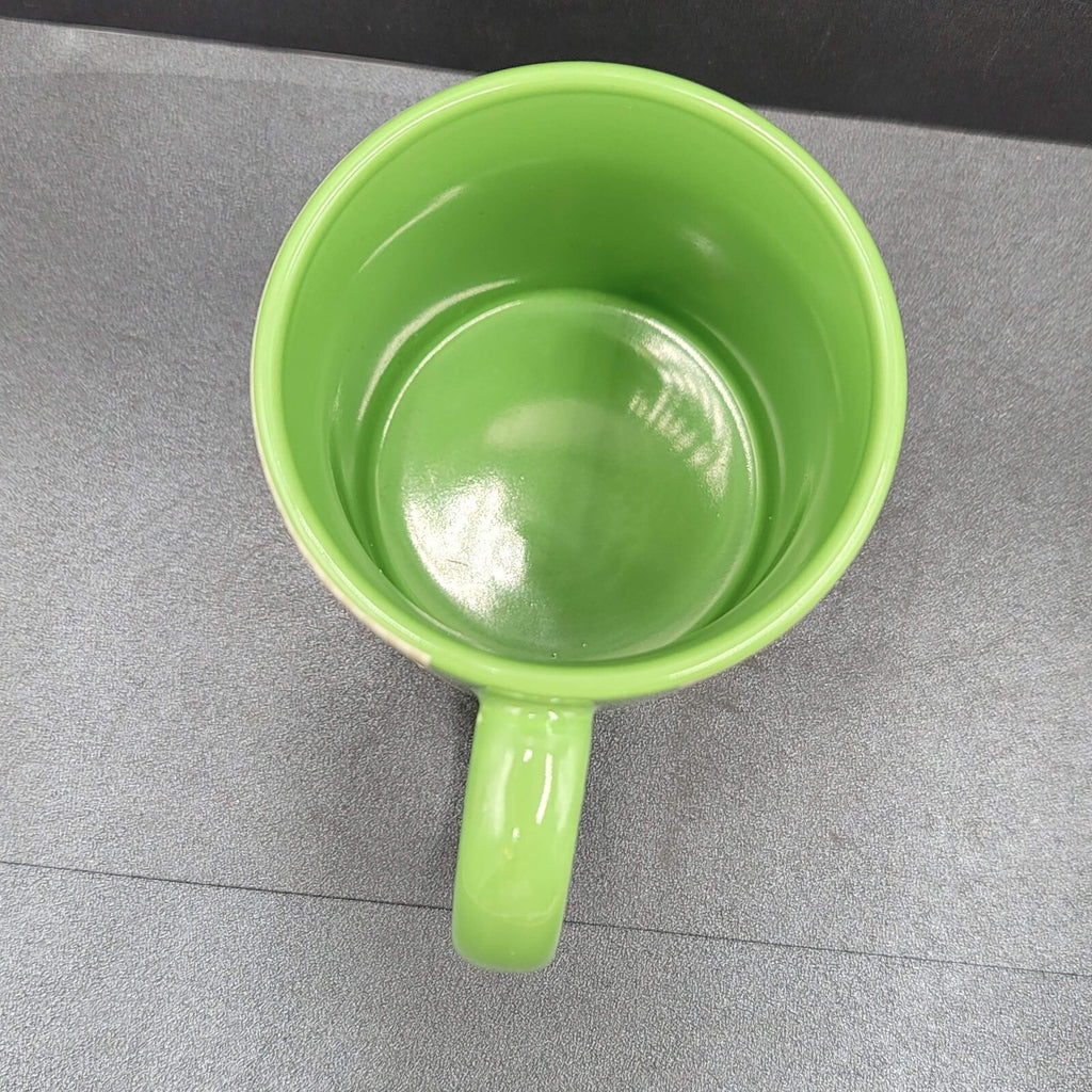 A Christmas Story Ceramic Coffee Mug Triple Dog Dare You Flagpole Scene Green