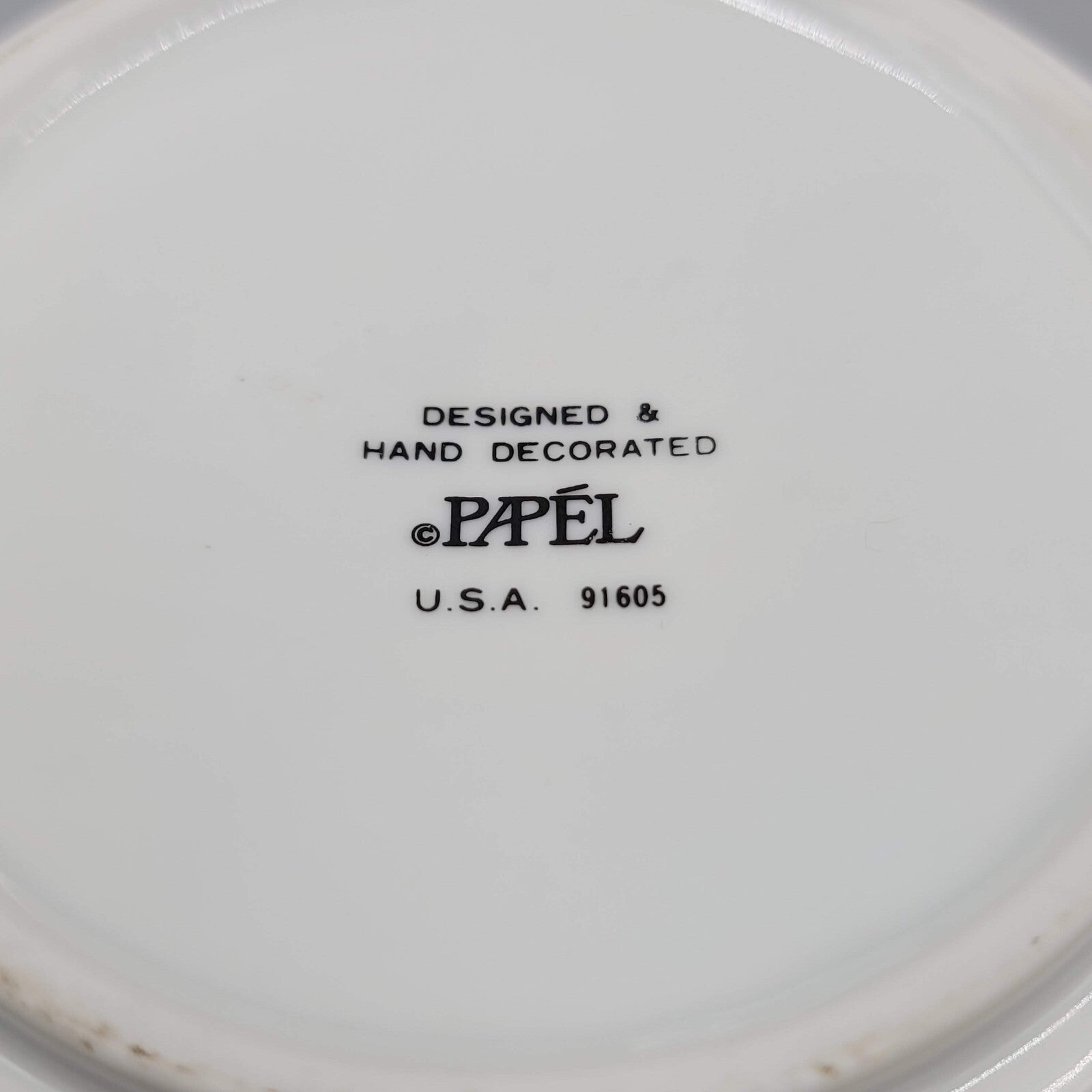 Dallas Texas Rainbow Ashtray Ceramic VTG 80s Papel USA Souvenir TX Cowboy Pride