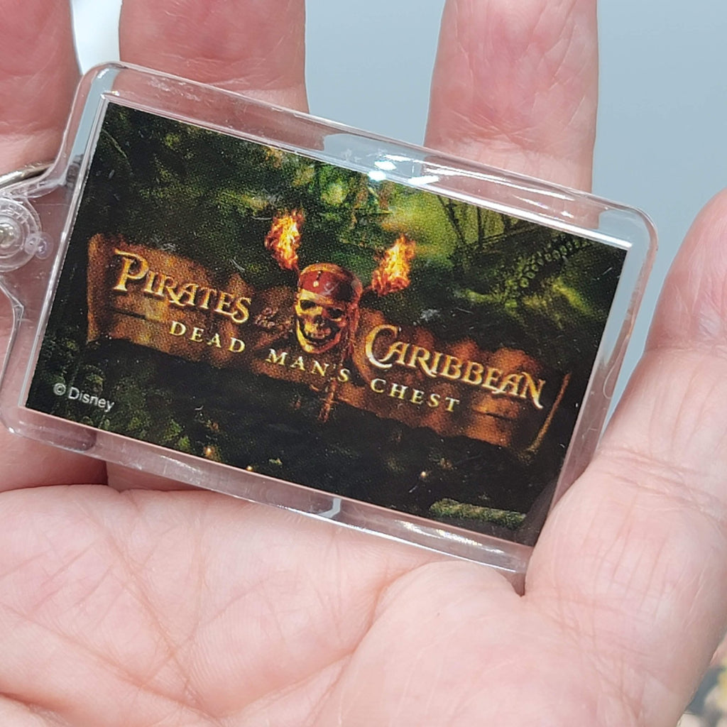 Disney PIRATES OF THE CARIBBEAN Dead Mans Chest Keychain Lot of 3