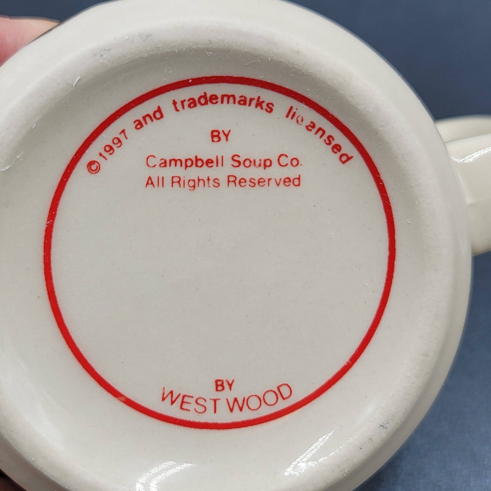 Westwood Stoneware Coffee Mug Recipe Potato Leek Soup Campbell Soup Cup