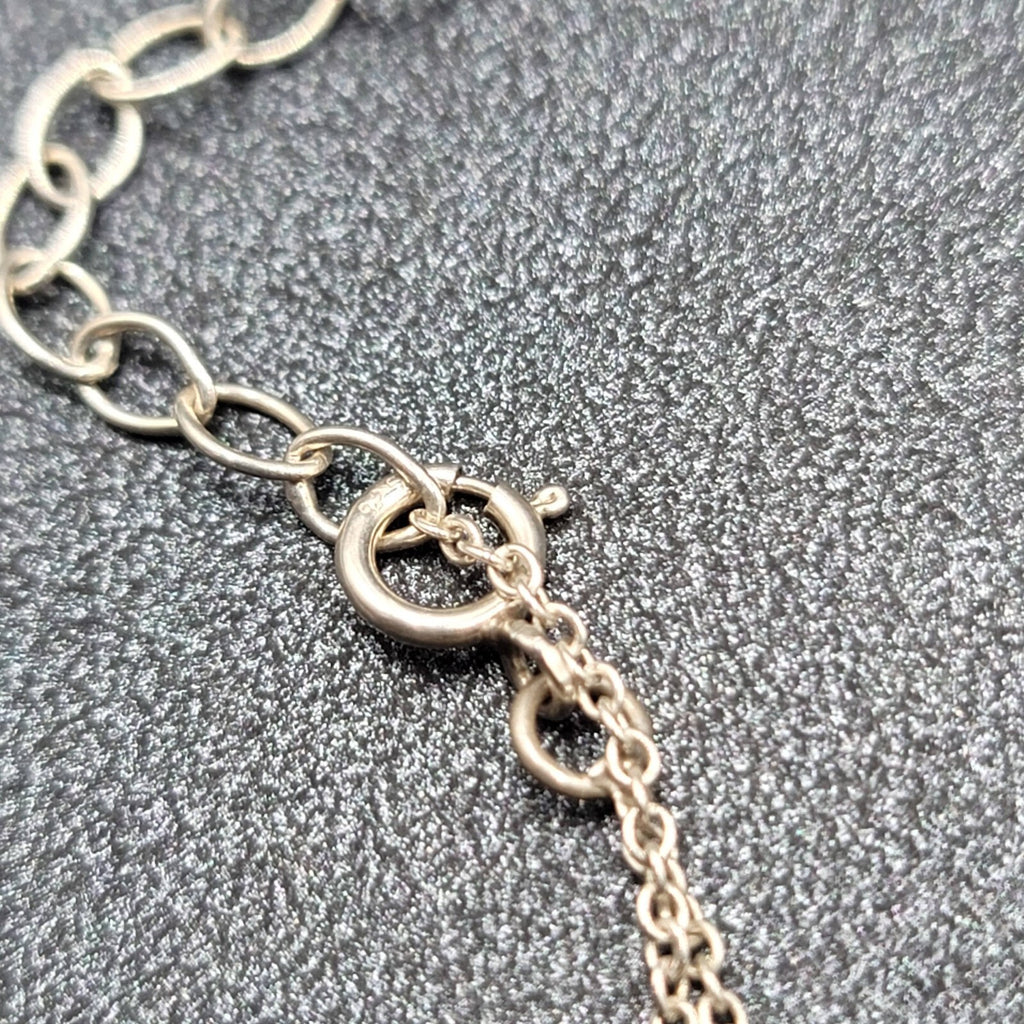 Sterling Silver Flower Crystal Gold Plated Pendant Necklace 16"-18"