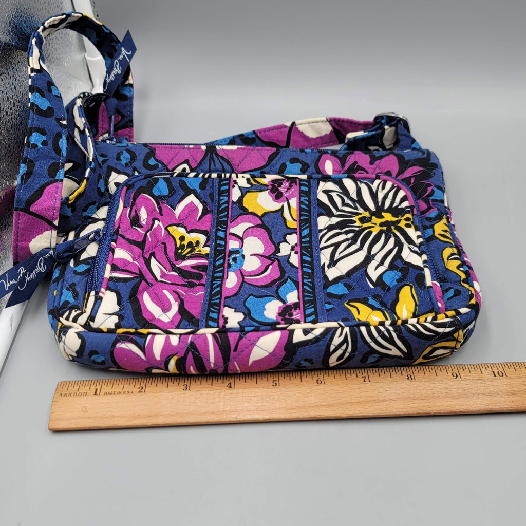 Vera Bradley Hipster Cross body African Violet Retired Pattern Blue Purple