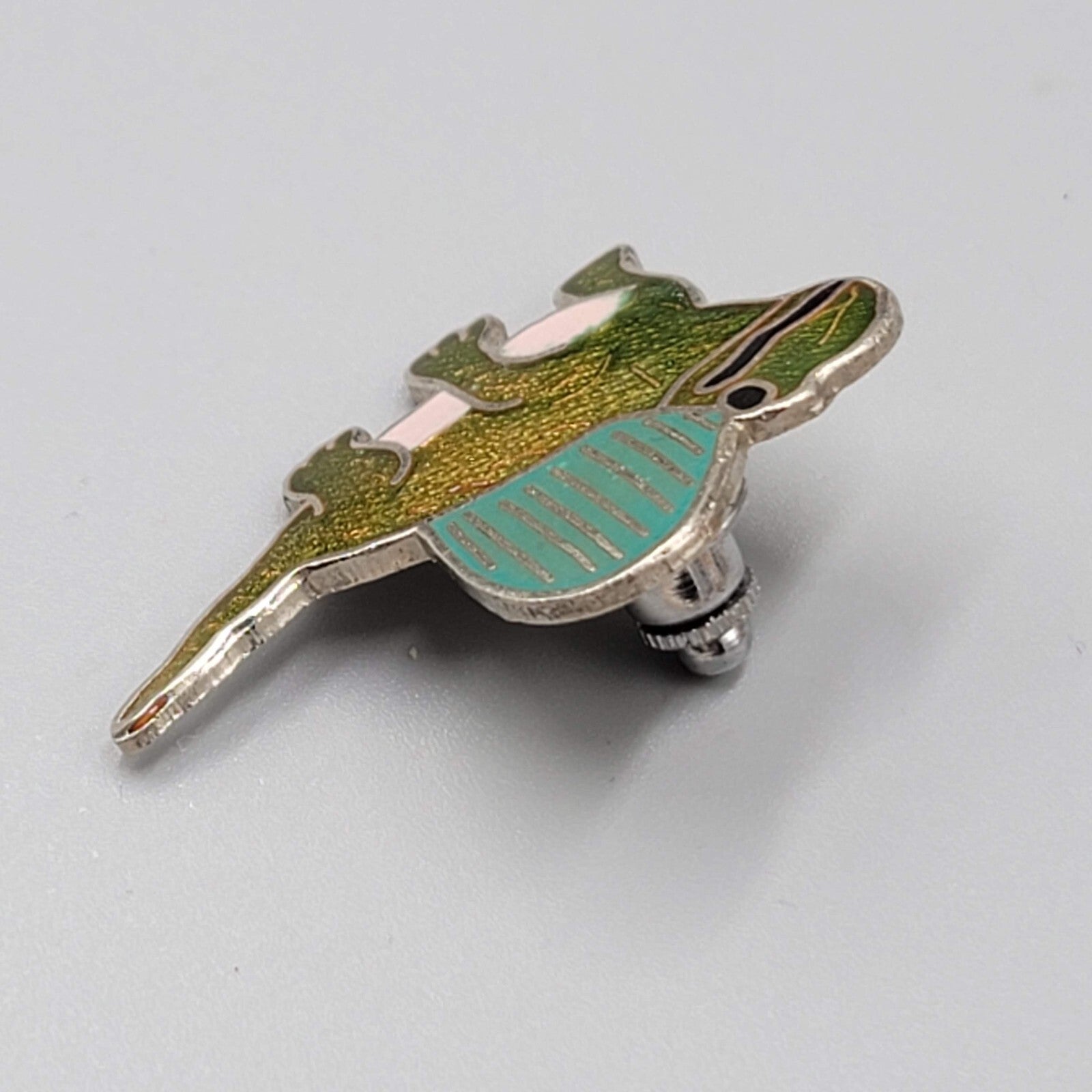 Vintage Dimetrodon Dinosaur Pin Lapel Enamel Collectible MAFCO 1.5"
