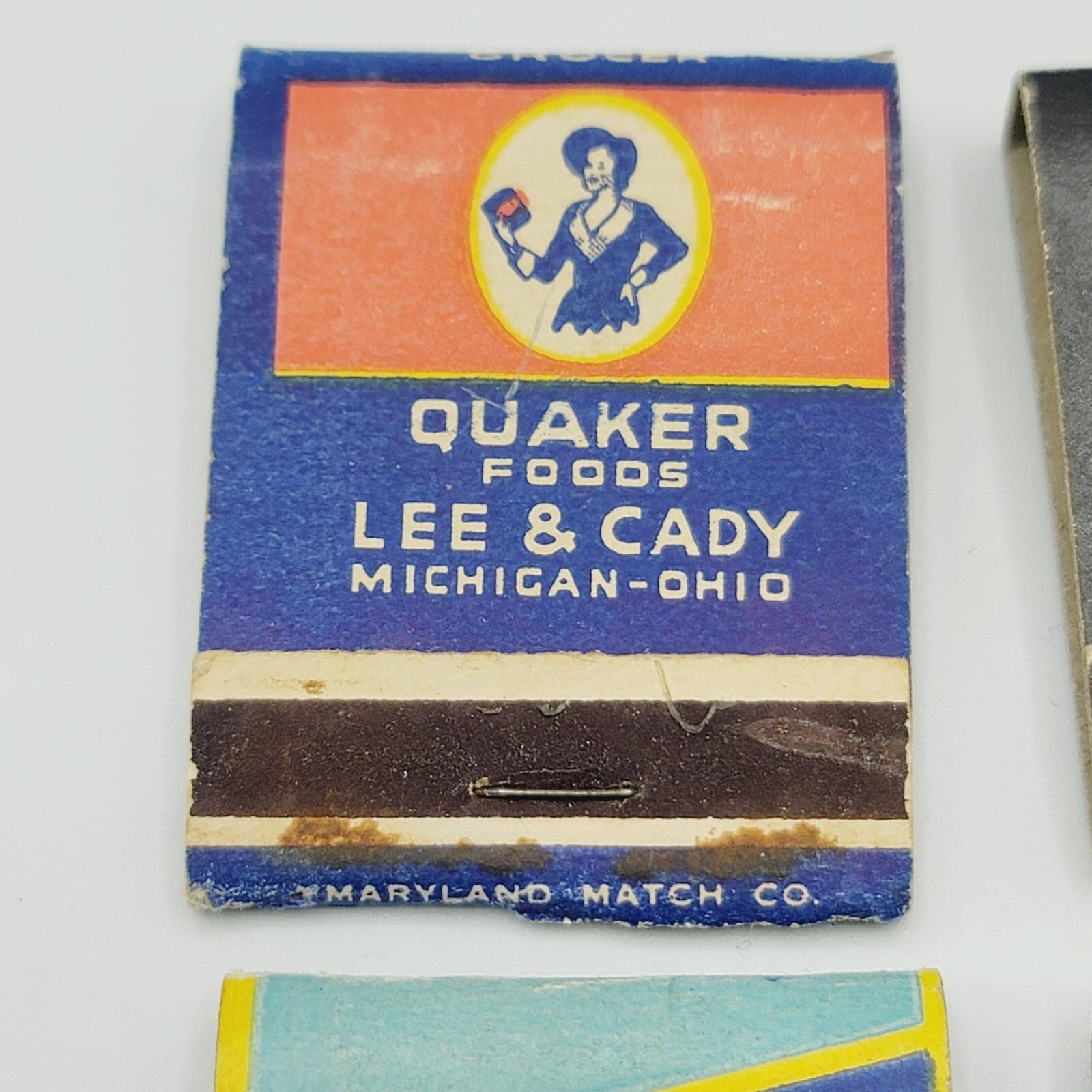 Vintage Advertising Matchbooks Lot of 4 Alka Seltzer Mrs Jessees Quaker Schenley