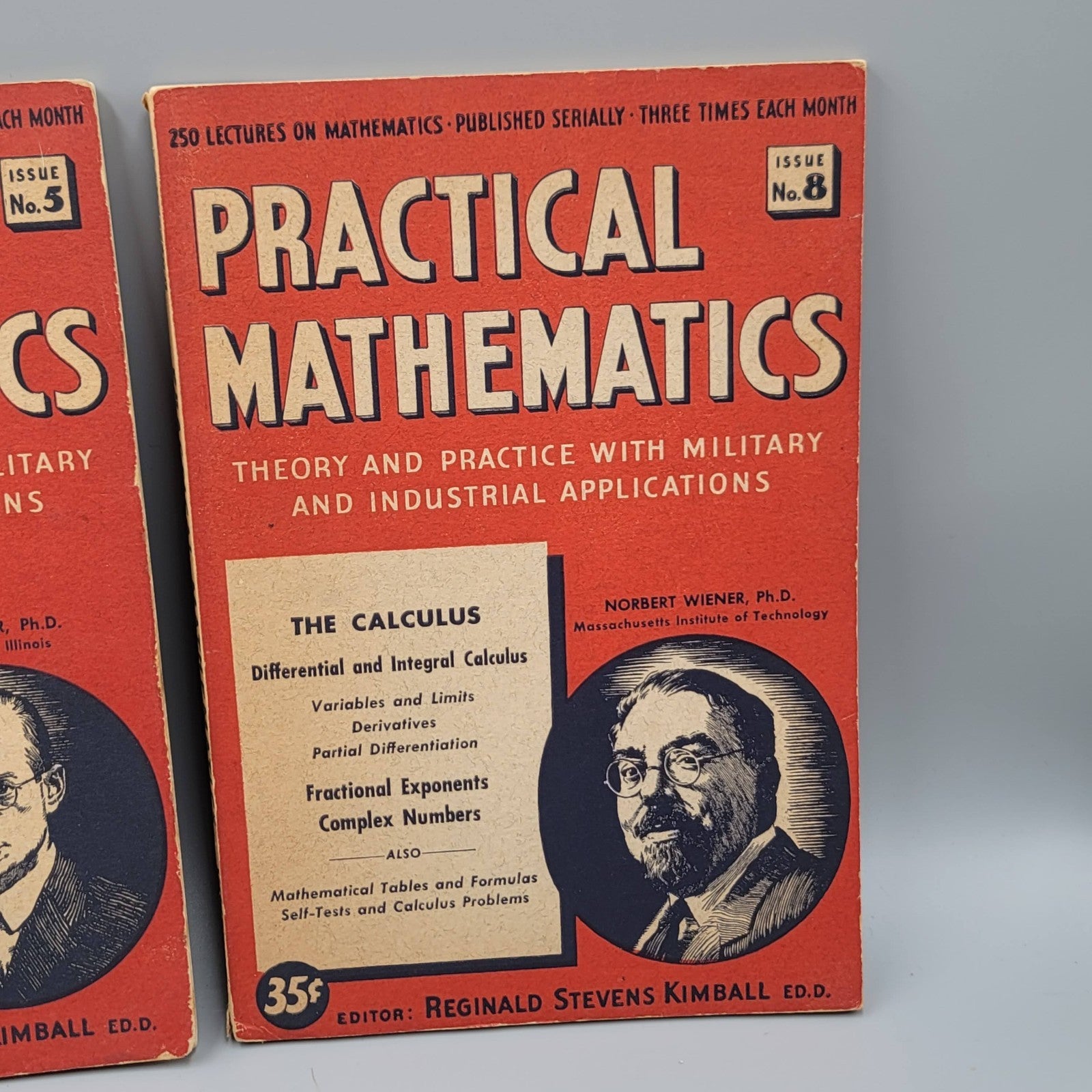 Practical Mathematics Issues Lot of 6 No 5 8 10 11 12 13 Kimball