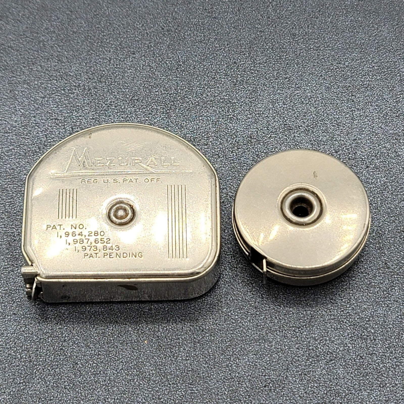 Lot of 2 Vintage Lufkin Rule Co No 926 Tape Measure LITTLE PAL 3'