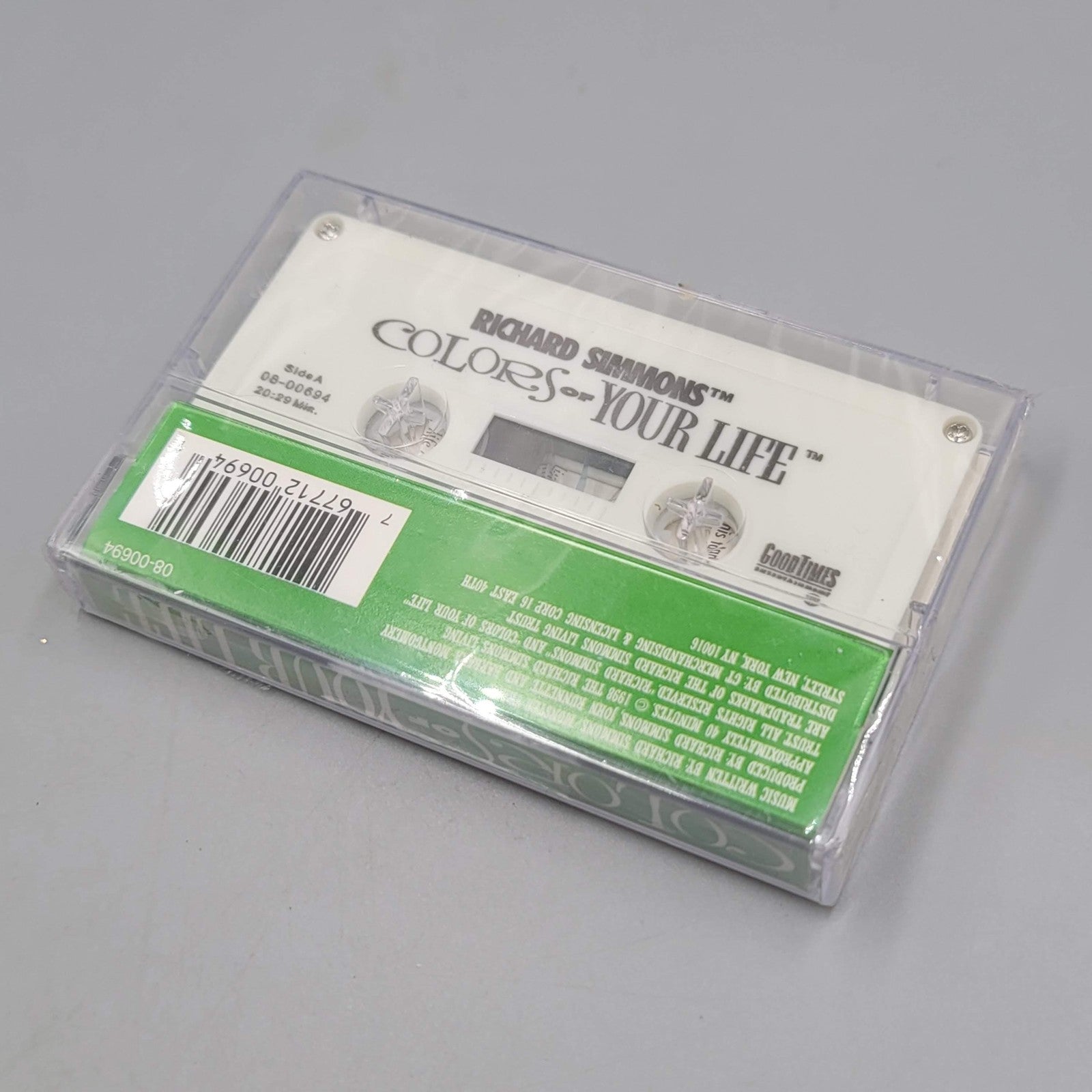 Vintage Richard Simmons Colors Of Your Life Cassette Tape 1998 Fitness Audio