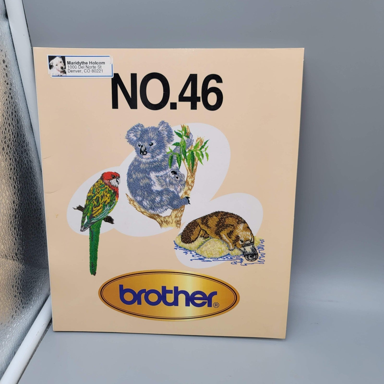 Vintage No 30 and No 46 Embroidery Brother  Lot of 2