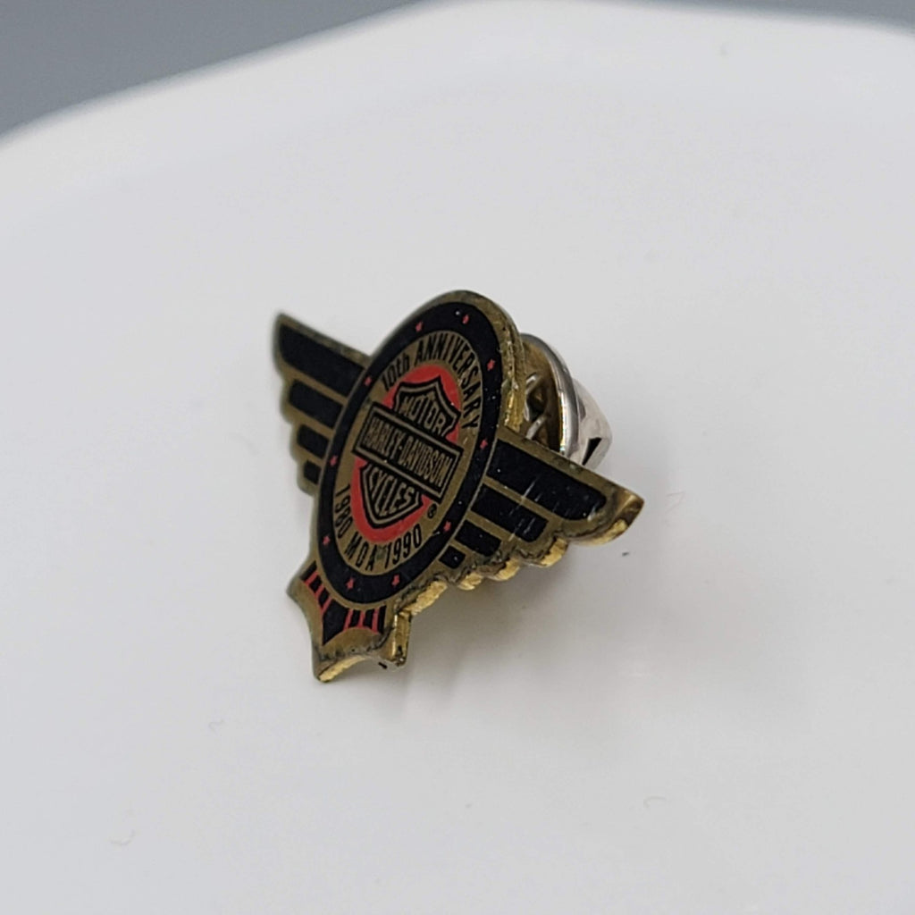 Harley Davidson MDA 1980-1990 10th Anniversary Hat Jacket Vest Pin