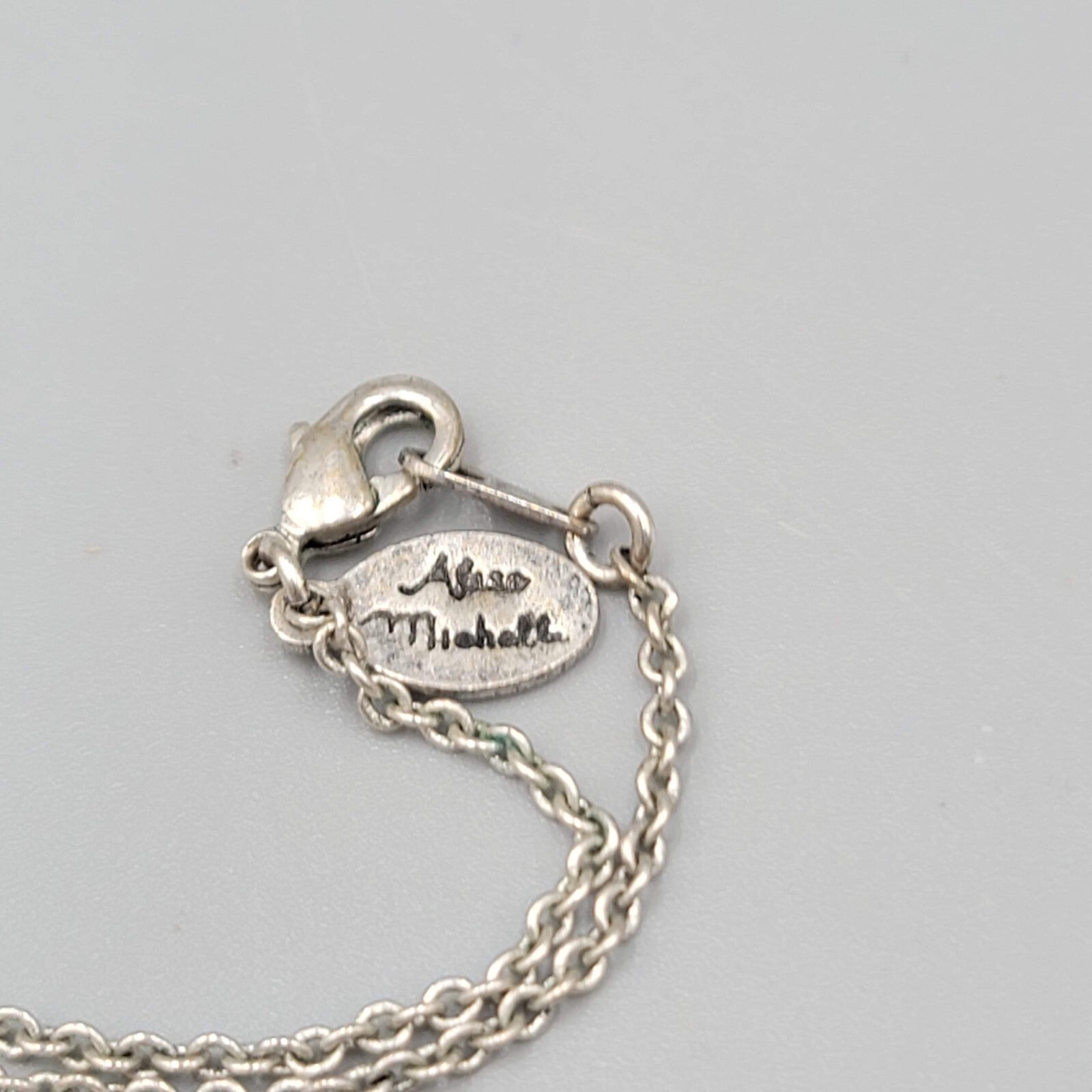 Alisa Michelle Quote Necklace Silver tone You're Braver Stronger Smarter 18"