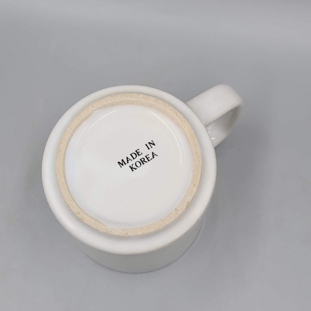 Vintage Super Mom Rainbow Heart Stars Coffee Mug Cup Ceramic White Gift Retro