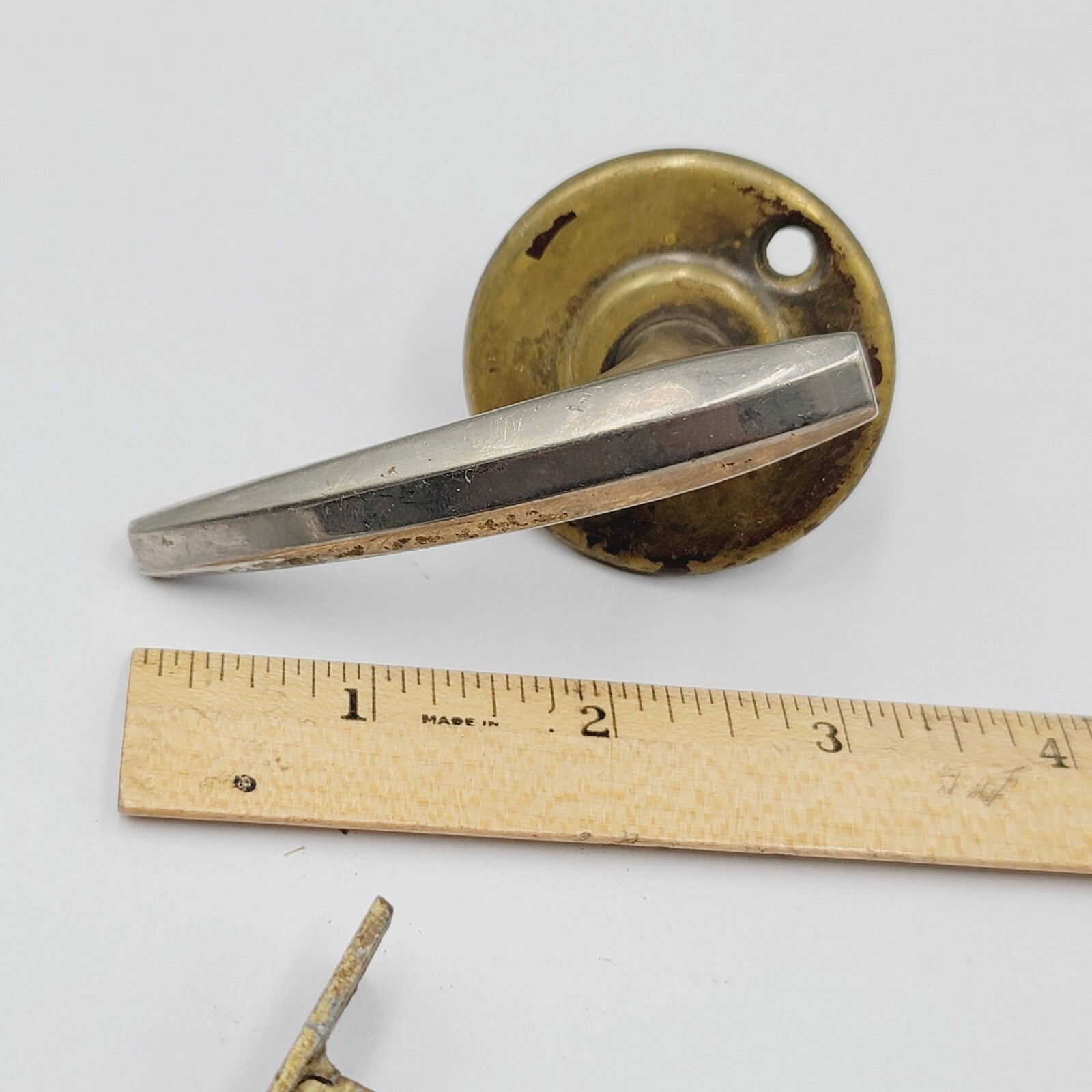 Vintage Hardware Latch and Mortise Cabinet Closet Furniture Salvage