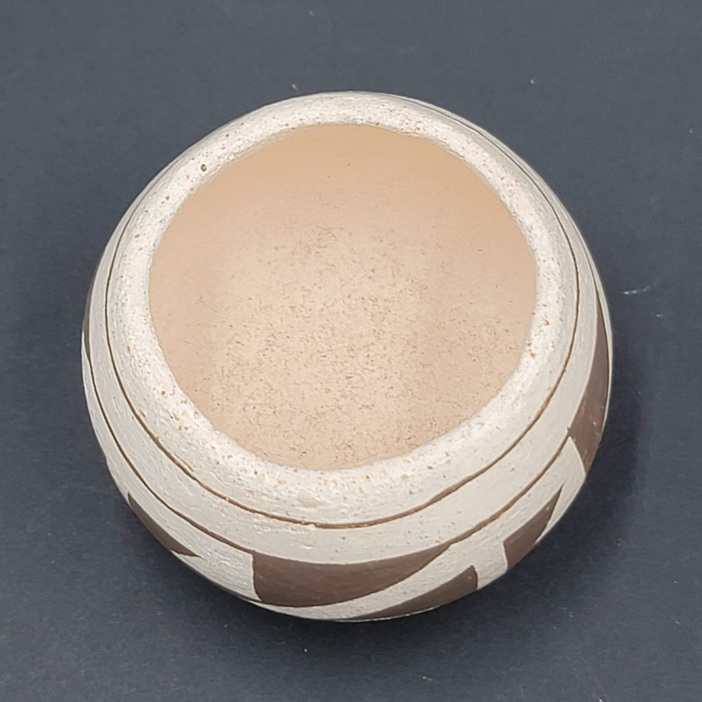 Vintage Pueblo Miniature Pottery Bowl New Mexico Native American 2.5 in