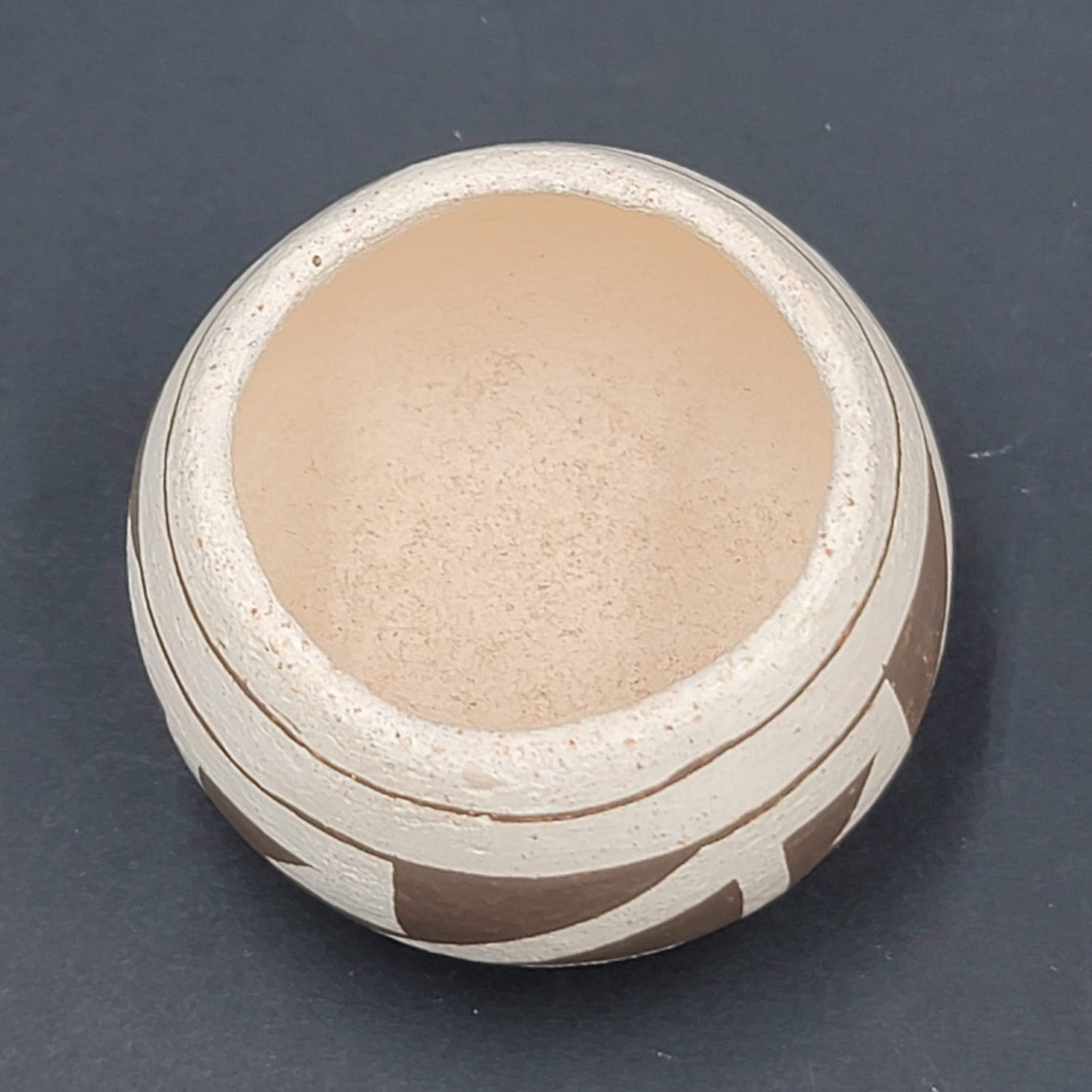 Vintage Pueblo Miniature Pottery Bowl New Mexico Native American 2.5 in
