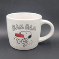 Peanuts Snoopy Bam Bam Stoneware Coffee Mug Tea Cup Modern Gourmet Foods 16 Oz